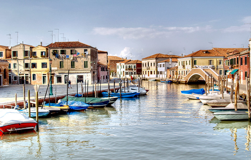 Murano island of the Venetian Lagoon