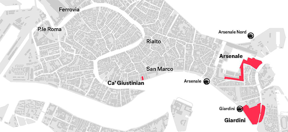 Venice Art Biennale Map