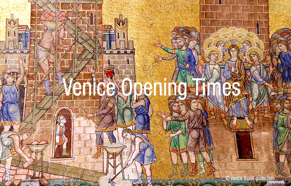 Opening times in Venice