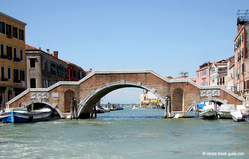 Ponte dei Tre Archi in Venice