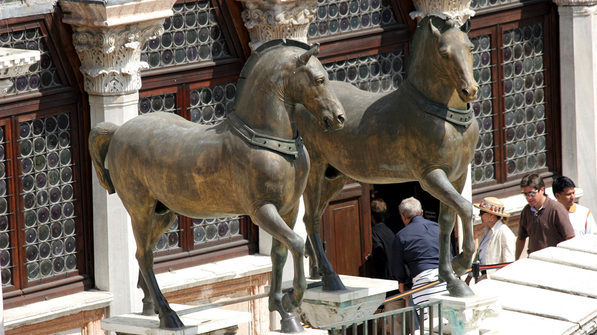 Bronze horses of St. Mark's Basilica